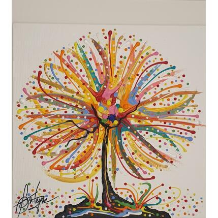 Peinture Angers, un arbre par Fonteyne David | Tableau Figuratif Acrylique