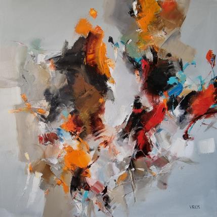 Gemälde Modern days von Virgis | Gemälde Abstrakt Öl Minimalistisch