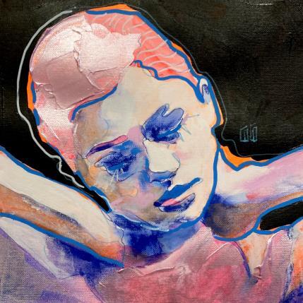 Painting « Fragile » by Coco | Painting Figurative Acrylic Pop icons, Portrait