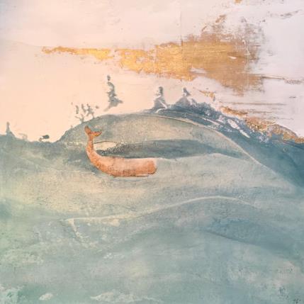 Painting FOSCHIA by Roma Gaia | Painting Subject matter Acrylic, Sand Minimalist