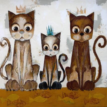 Peinture Le petit Prince par Penaud Raphaëlle | Tableau Art naïf Acrylique, Collage Animaux, Portraits