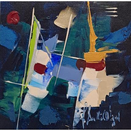 Peinture Cap sur la découverte par Bastide d´Izard Armelle | Tableau Abstrait