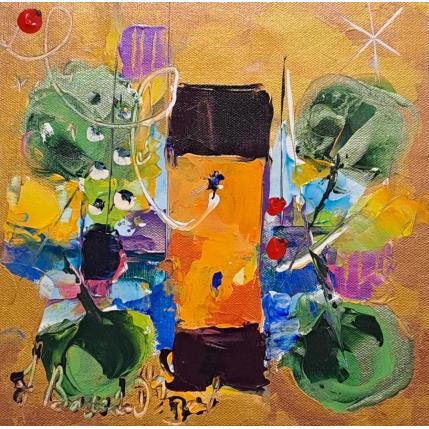 Peinture Maison du pêcheur au bord de l'eau par Bastide d´Izard Armelle | Tableau Abstrait