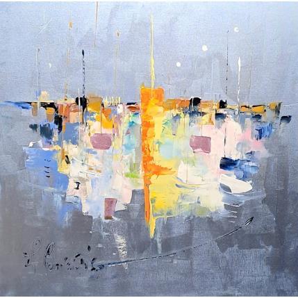 Peinture Aux premières heures par Bastide d´Izard Armelle | Tableau Abstrait
