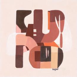 Peinture salty par Billy Dust | Tableau Abstrait Acrylique Architecture