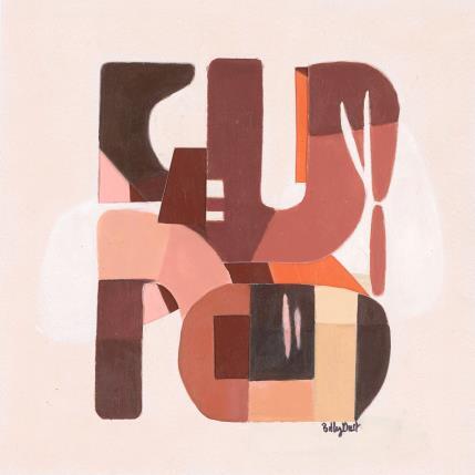 Peinture salty par Billy Dust | Tableau Abstrait Acrylique Architecture