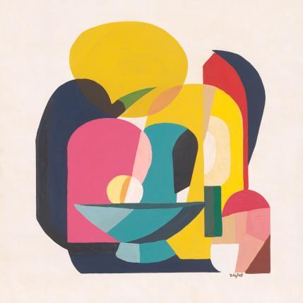 Peinture Casa par Billy Dust | Tableau Abstrait Acrylique Natures mortes