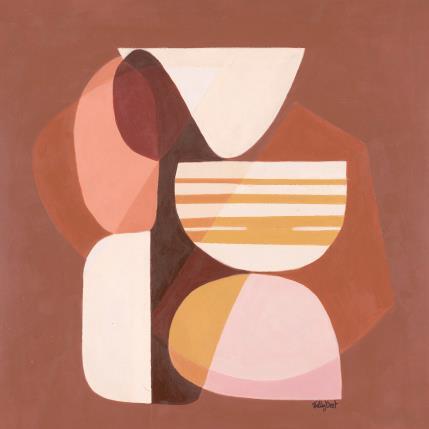 Peinture Madrid par Billy Dust | Tableau Abstrait Acrylique Architecture