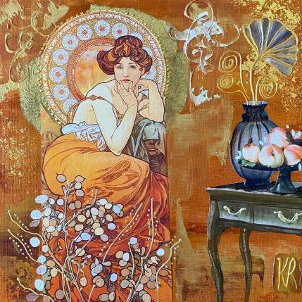 Painting Lise by Romanelli Karine | Painting Figurative Acrylic, Gluing Life style, Pop icons, Portrait