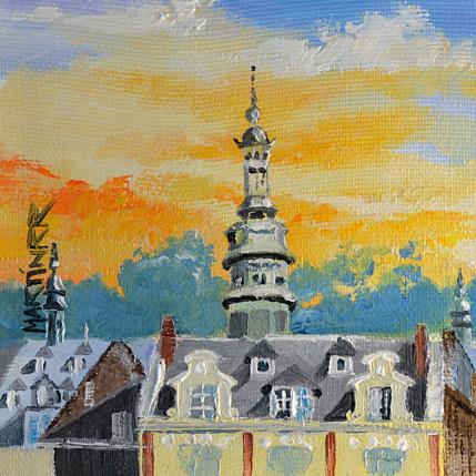 Peinture LA ANTENA par Rodriguez Rio Martin | Tableau Figuratif Huile Urbain