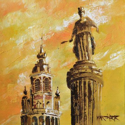 Peinture MONUMENTOS par Rodriguez Rio Martin | Tableau Figuratif Huile Urbain