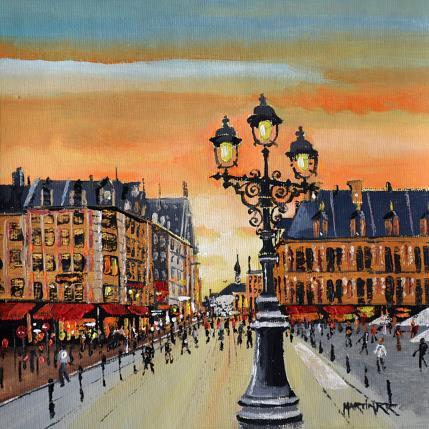 Peinture EL CENTRO par Rodriguez Rio Martin | Tableau Figuratif Huile Urbain