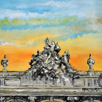 Peinture LA OPERA par Rodriguez Rio Martin | Tableau Figuratif Huile Urbain