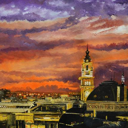 Peinture EL TIEMPO ES ARENA par Rodriguez Rio Martin | Tableau Figuratif Huile Urbain