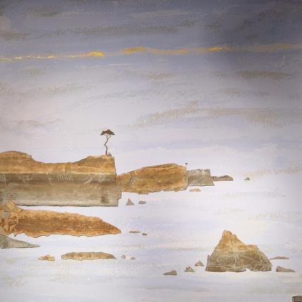 Peinture Relache - A 140 par Lemonnier  | Tableau Matiérisme Acrylique, Zinc Paysages