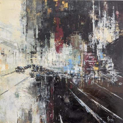 Peinture Reflet par Dessein Pierre | Tableau Figuratif Huile Paysages, Urbain