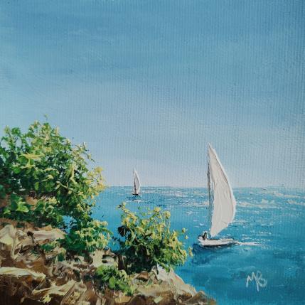 Peinture C'est l'été ! par Blandin Magali | Tableau Figuratif Huile Paysages