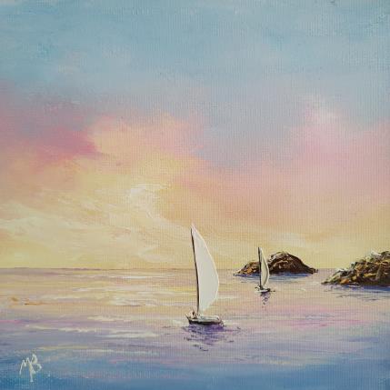 Peinture L'instant bonheur par Blandin Magali | Tableau Figuratif Huile Paysages