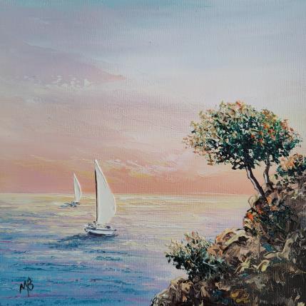 Peinture Vivre dans le Sud par Blandin Magali | Tableau Figuratif Huile Paysages