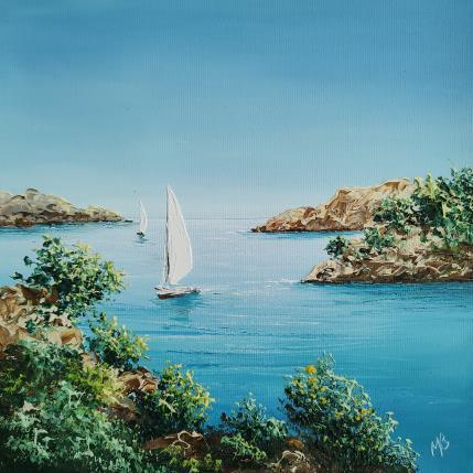Peinture Jolie vue par Blandin Magali | Tableau Figuratif Huile Paysages