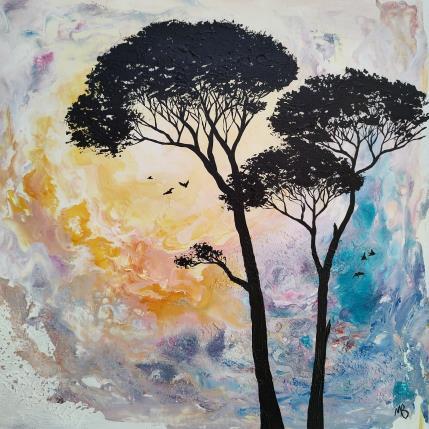 Peinture Automne en Provence par Blandin Magali | Tableau Figuratif Huile Paysages