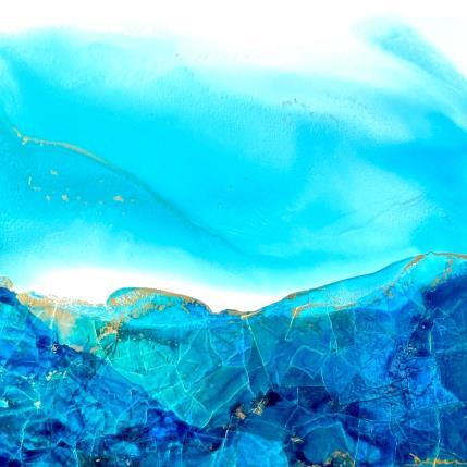 Painting 2000 Poésie Marine by Depaire Silvia | Painting Abstract Acrylic Landscapes, Marine, Minimalist, Pop icons