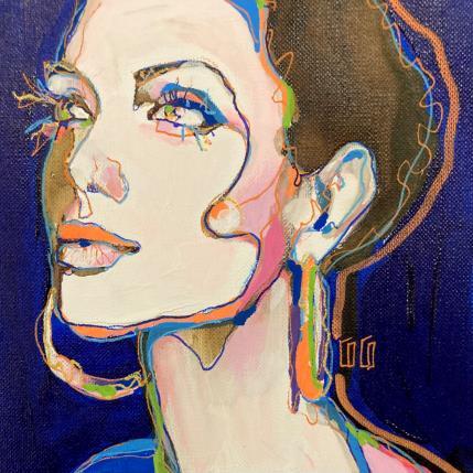 Peinture  « Jetevois » par Coco | Tableau Figuratif Acrylique Portraits