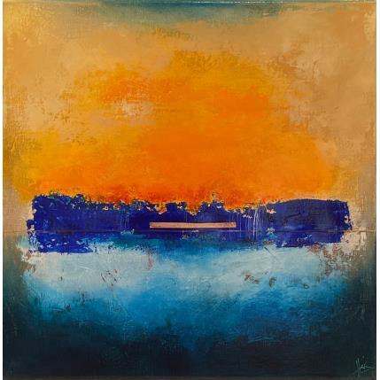 Peinture Abstraction 2596 par Hévin Christian | Tableau Abstrait Acrylique, Huile, Pastel Minimaliste