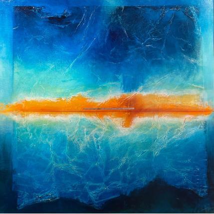 Peinture Abstraction 2593 par Hévin Christian | Tableau Abstrait Acrylique, Huile, Pastel Minimaliste