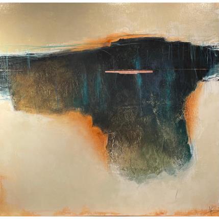 Peinture Abstraction #2590 par Hévin Christian | Tableau Abstrait Acrylique, Huile, Pastel Minimaliste