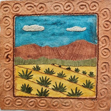 Peinture Tequila roots par Vazquez Laila | Tableau Figuratif Aquarelle, Papier Paysages