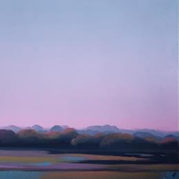 Peinture PASTEL MORNING  par Herz Svenja | Tableau Impressionnisme Acrylique Paysages