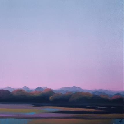 Peinture PASTEL MORNING  par Herz Svenja | Tableau Impressionnisme Acrylique Paysages