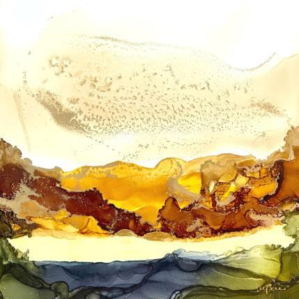 Peinture 1822 Dune  par Depaire Silvia | Tableau Abstrait Acrylique Minimaliste, Paysages