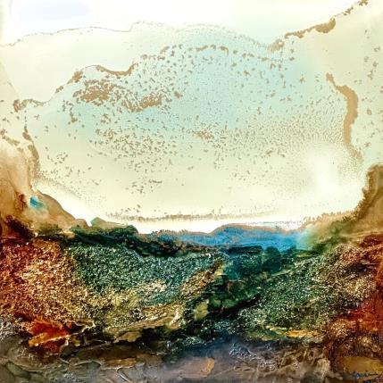 Peinture 1908 Bronze age par Depaire Silvia | Tableau Abstrait Acrylique Minimaliste, Paysages