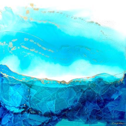 Peinture Poésie marine 2042  par Depaire Silvia | Tableau Abstrait Acrylique Marine, Minimaliste, Paysages