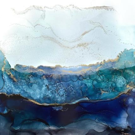 Peinture 1856 Poésie marine  par Depaire Silvia | Tableau Abstrait Acrylique Marine, Minimaliste, Paysages