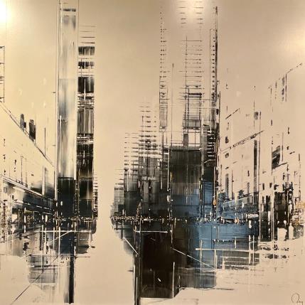 Peinture Serenity par Rey Julien | Tableau Figuratif Feuille d'or