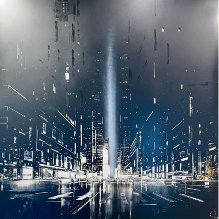 Peinture Stampede par Rey Julien | Tableau Figuratif Feuille d'or