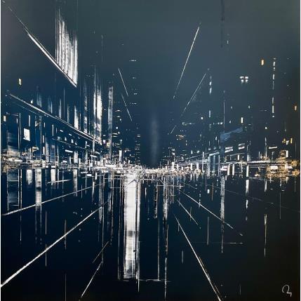 Peinture Adrenaline par Rey Julien | Tableau Figuratif Feuille d'or