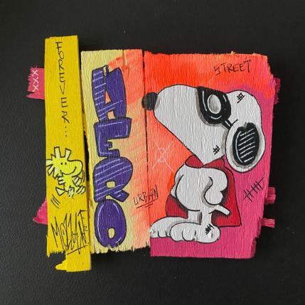 Peinture    FOREVER  par Molla Nathalie  | Tableau Pop-art Acrylique, Bois, Posca Icones Pop