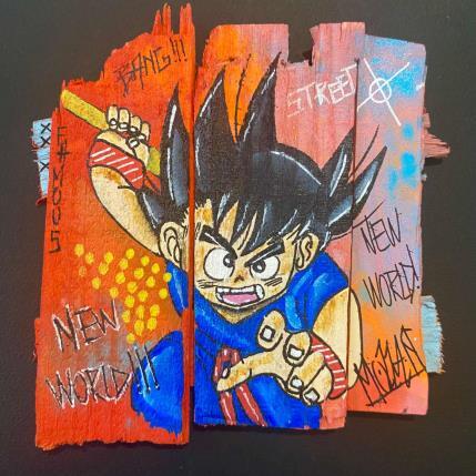 Peinture BANG  par Molla Nathalie  | Tableau Pop-art Acrylique, Bois, Posca Icones Pop