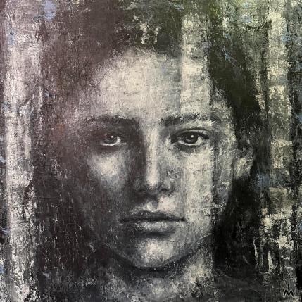 Peinture In the birch forest par Ivanova Margarita | Tableau Surréalisme Huile Portraits