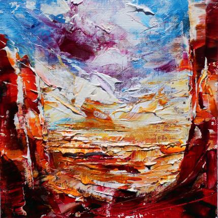 Peinture Arizona sunset 1 par Reymond Pierre | Tableau Figuratif Huile Paysages