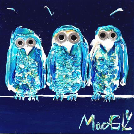 Peinture Frisqus par Moogly | Tableau Art Singulier Acrylique, Pigments, Résine Animaux