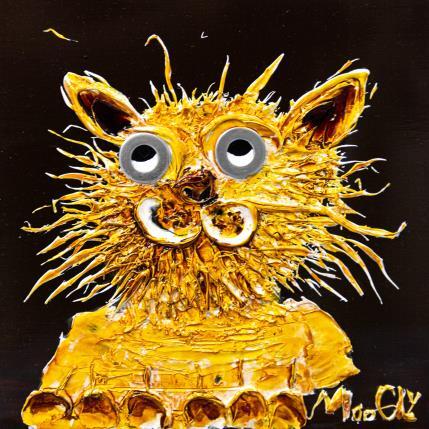 Painting Rayonnus by Moogly | Painting Raw art Acrylic, Pigments, Resin Animals