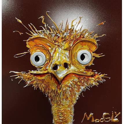 Painting Hypocondriaqus by Moogly | Painting Raw art Acrylic, Pigments, Resin Animals