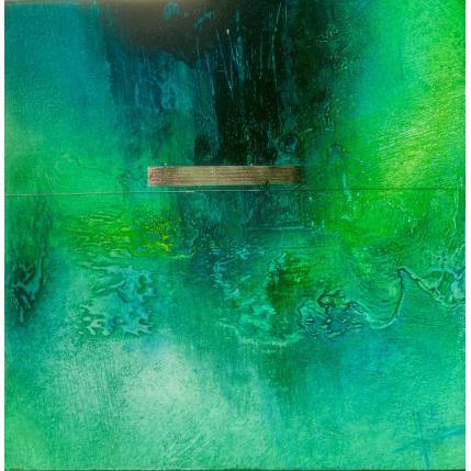 Peinture Abstraction 3193 par Hévin Christian | Tableau Abstrait Acrylique, Huile, Métal Minimaliste