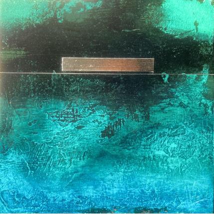 Peinture Abstraction 3200 par Hévin Christian | Tableau Abstrait Acrylique, Huile, Métal Minimaliste