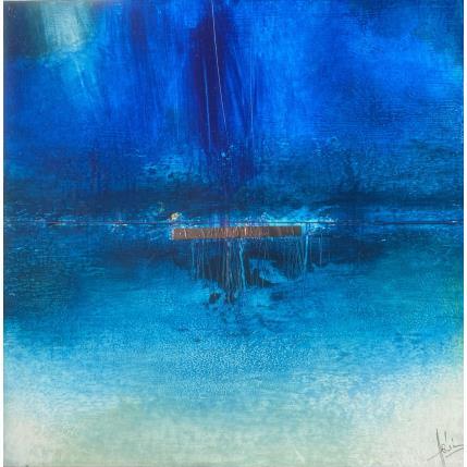 Peinture Abstraction 3178 par Hévin Christian | Tableau Abstrait Acrylique, Huile, Métal Minimaliste